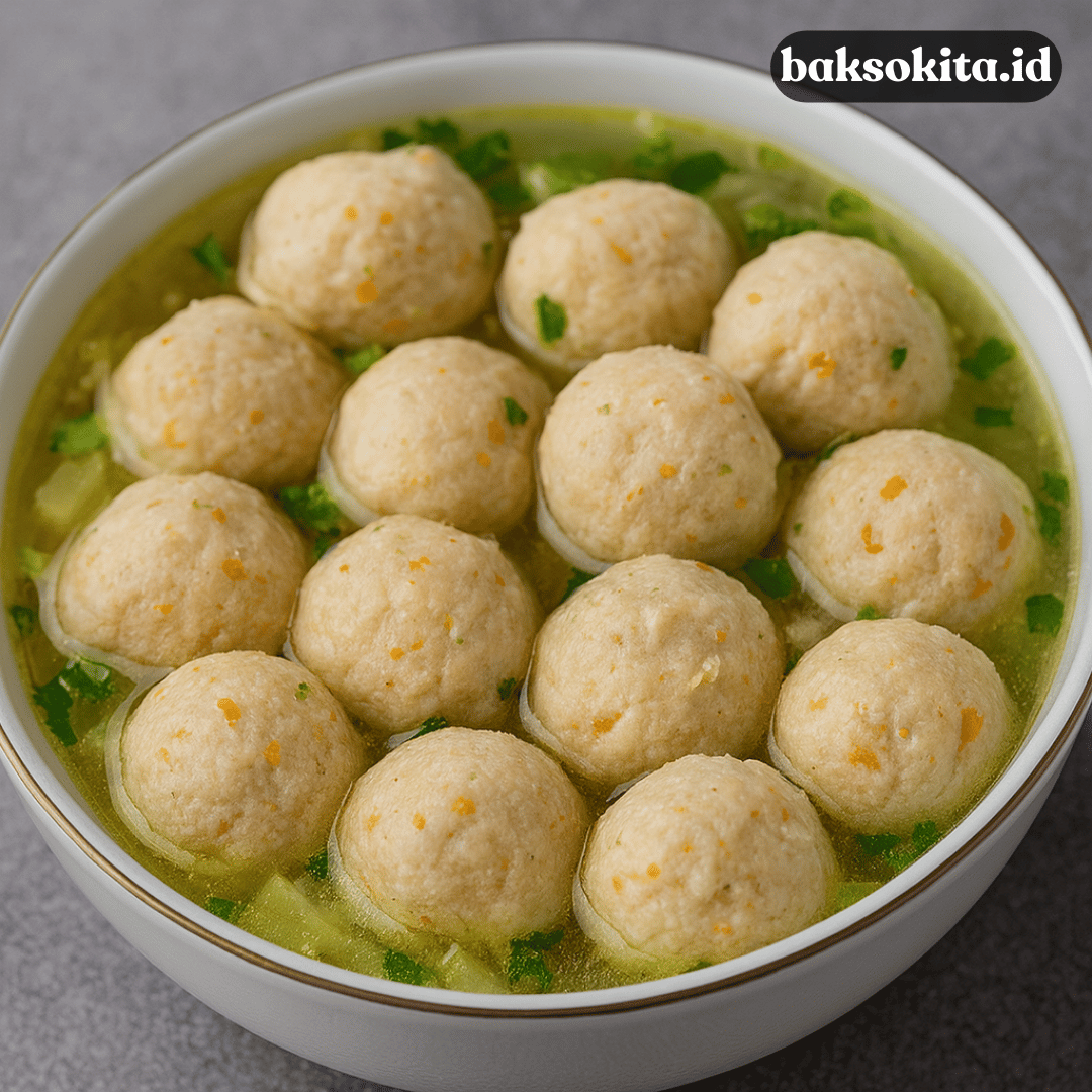 resep bakso ayam kampung gurih