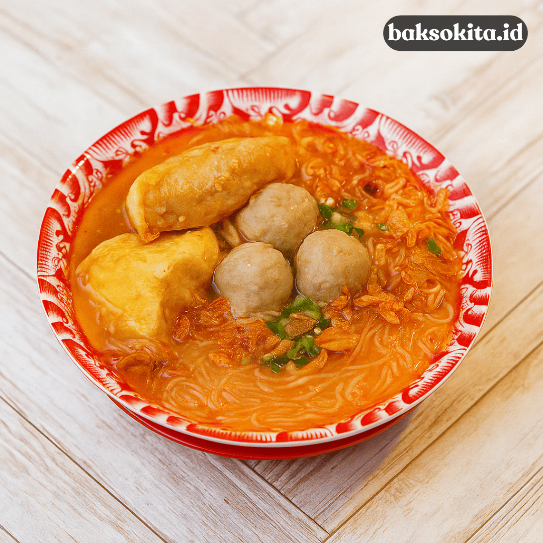 bakso tahu kuah pedas