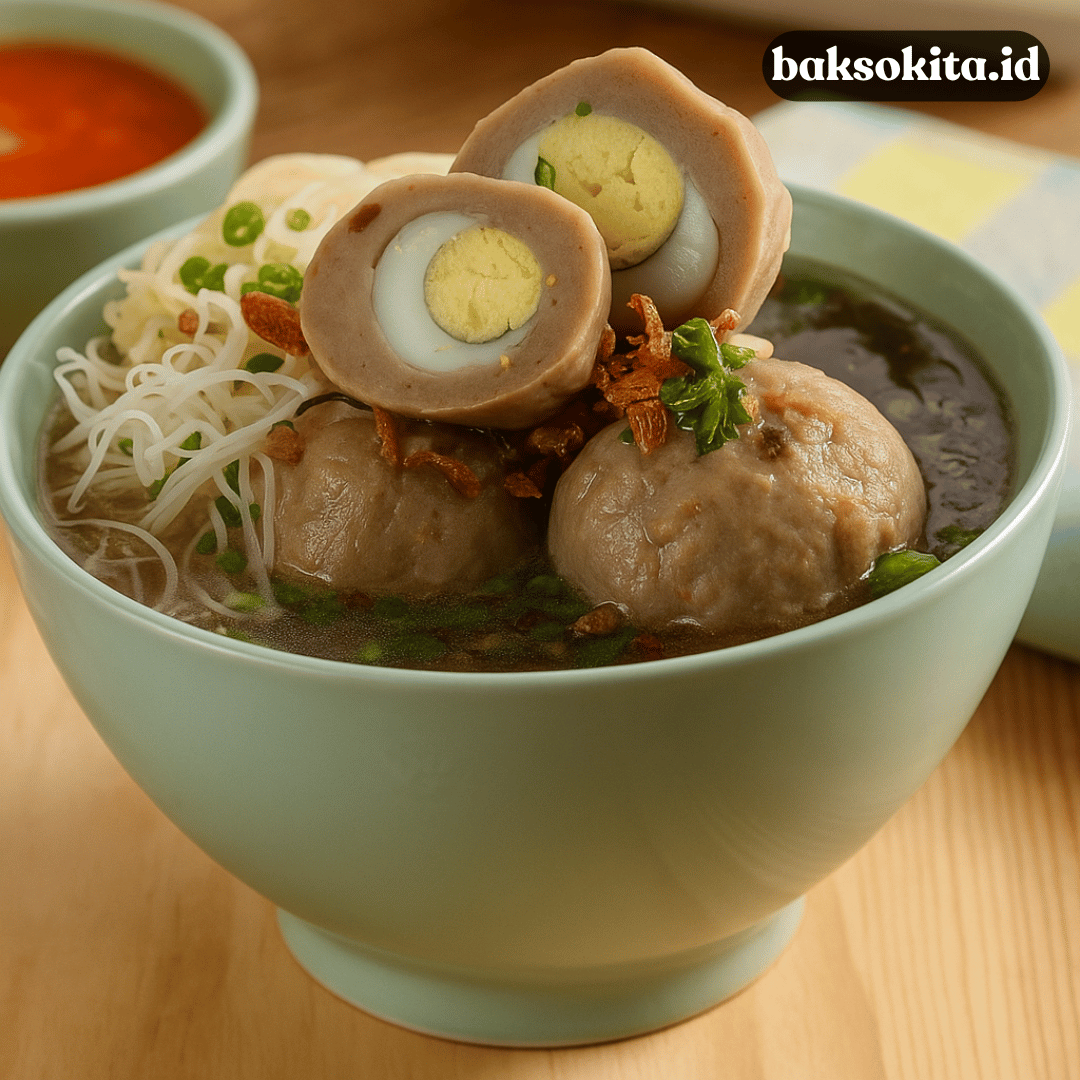 Bakso Isi Telur Puyuh