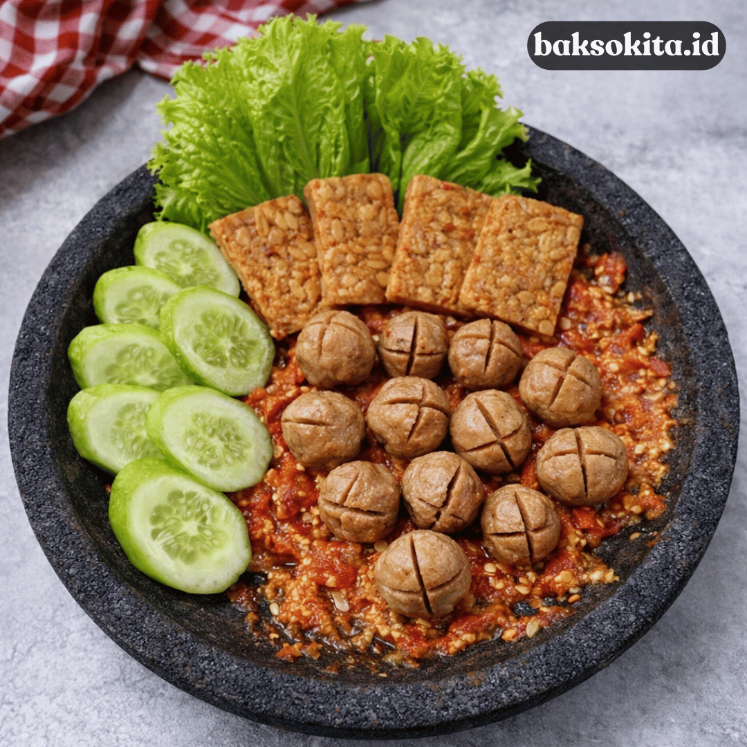 bakso sambal korek