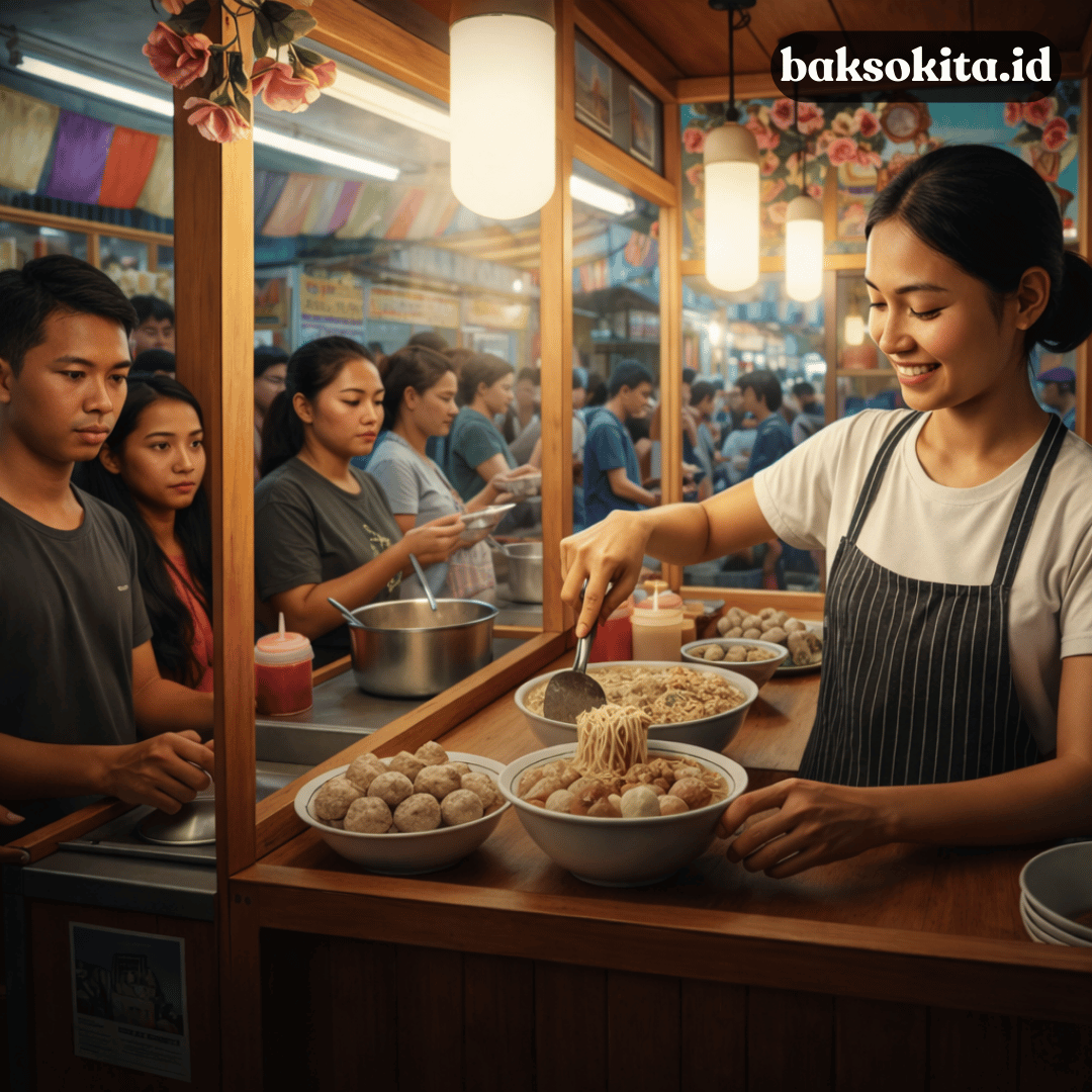 warung bakso biar ramai pembeli
